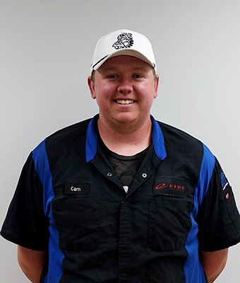 Service Technician Cam Mather in Service at Eide Chrysler St. Cloud